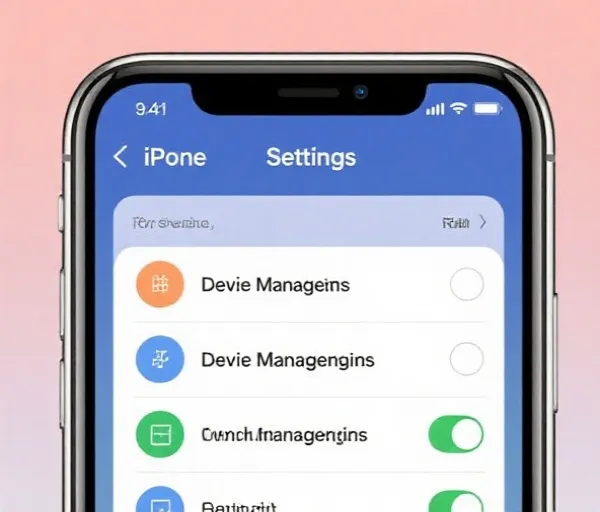 iOS设置界面指引